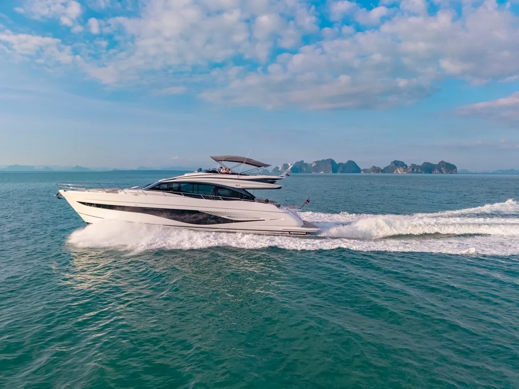 Princess S72 KATI S motor yacht cruising in Phuket