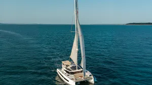 Fountaine Pajot 41 — aerial view Fountaine Pajot 41 — aerial view