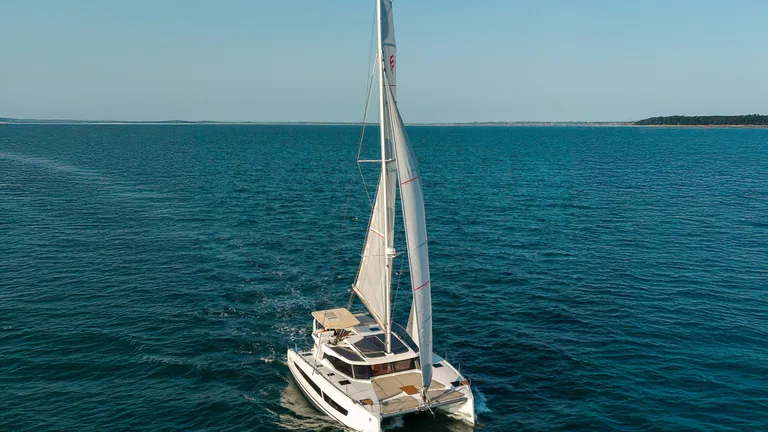 Fountaine Pajot 41 — aerial view Fountaine Pajot 41 — aerial view