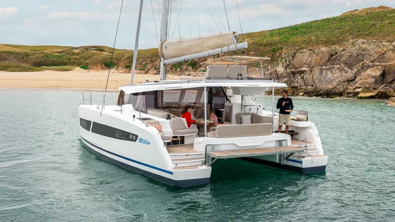 Fountaine Pajot 41 — off an island Fountaine Pajot 41 — off an island
