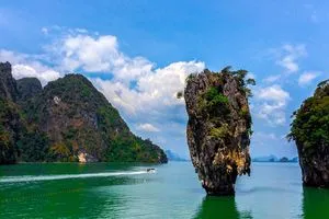 Ko Tapu rock at Khao Phing Kan in Phang Nga Bay