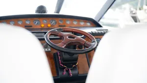 Princess V58 Clyde Legacy — helm station
