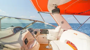 Sea Ray Sundancer 46 Vodka — helm station
