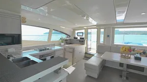 Leopard 51 Se La Vie — saloon, wide view Leopard 51 Se La Vie — saloon, wide view