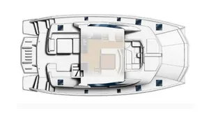 Leopard 51 Se La Vie — cockpit plan Leopard 51 Se La Vie — cockpit plan