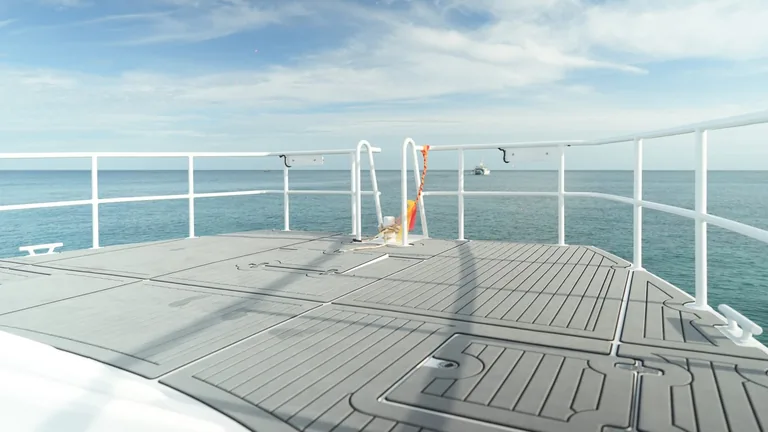 Speed Catamaran 4 Engines — upper deck
