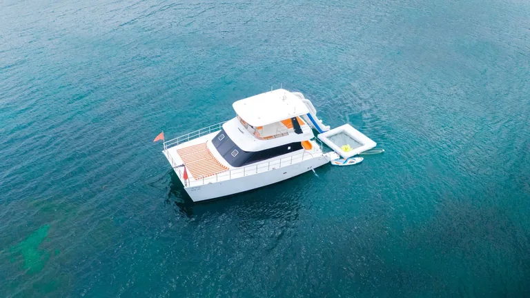 Whisky 48 — aerial view at sea Whisky 48 — aerial view at sea